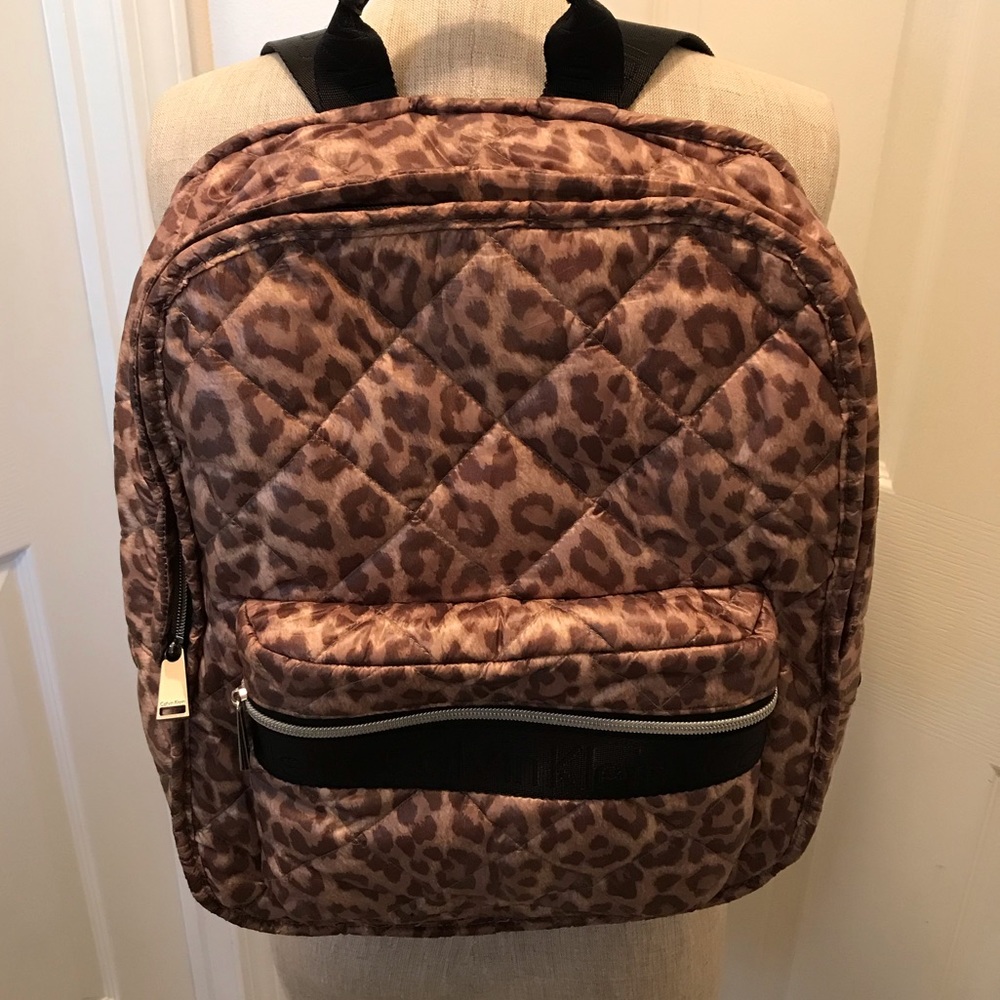 Calvin Klein Nylon Back Pack in leopard